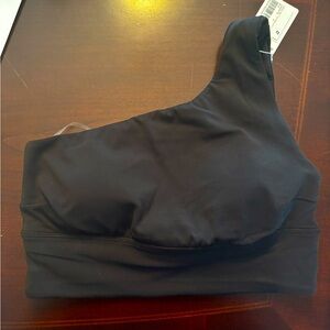 Black LuLuLemon sports bra size 8